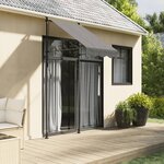 vidaXL Auvent rétractable anthracite 100x150 m tissu et acier