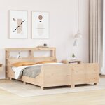 vidaXL Cadre de lit sans matelas 120x190 cm bois de pin massif