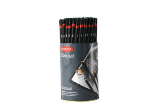 Crayon fusain Derwent Charcoal 72 pièces