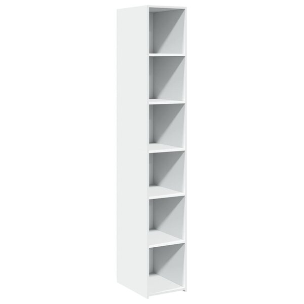 vidaXL Buffet haut blanc 30x41x185 cm bois d'ingénierie