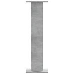 vidaXL Supports pour plantes 2 Pièces gris béton bois d'ingénierie