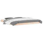 vidaXL Cadre de lit 180x200 cm Super King bois de pin massif