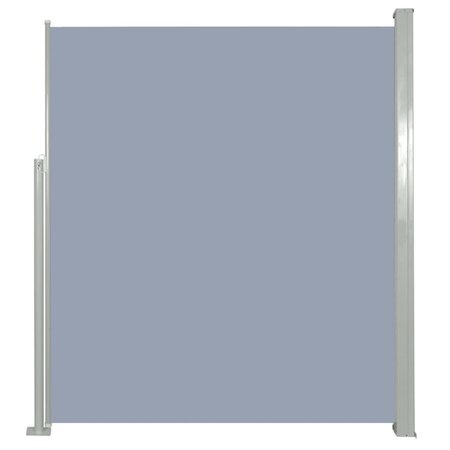 vidaXL Auvent latéral rétractable de patio 160 x 300 cm Gris