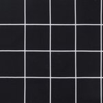 vidaXL Coussins de chaise de jardin lot de 4 motif à carreaux noir