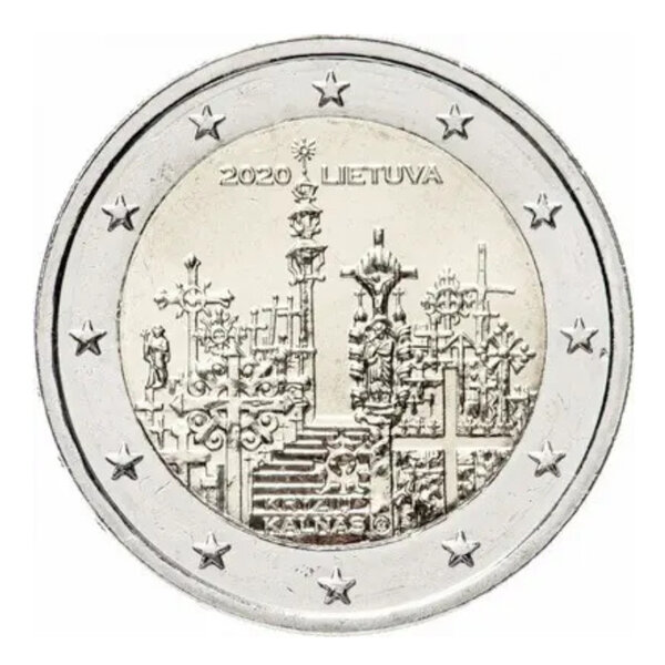 2 euros commémorative Lituanie 2020 - Colline des croix.