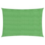 vidaXL Voile d'ombrage 160 g/m² Vert clair 5x7 m PEHD