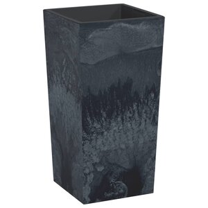 vidaXL Jardinière et intérieur amovible anthracite PP aspect béton