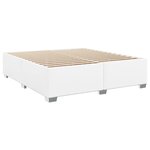 vidaXL Cadre de lit Blanc 180x200 cm Similicuir