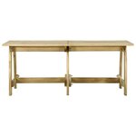 vidaXL Table de jardin 220x74x75 cm Bois de pin imprégné