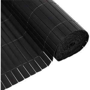 Canisse PVC double face 1 x 3 m - 1600 g/ m² - Occultant 4/5 anti-UV - Anthracite
