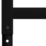 vidaXL Cadres d'établi réglables 2 Pièces Métal 85x(69-95 5) cm Noir