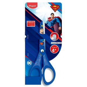 Maped Ciseaux SUPERMAN rond 130 mm bleu