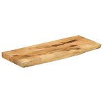 vidaXL Dessus de table 90x20x2 5 cm bord vif bois massif manguier brut