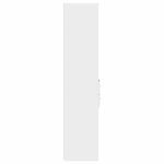 vidaXL Buffet haut blanc 45x42 5x185 cm bois d'ingénierie
