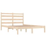 vidaXL Cadre de lit Bois de pin massif 200x200 cm