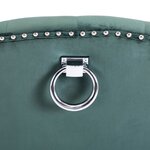 vidaXL Chaises à manger lot de 2 Vert foncé Velours