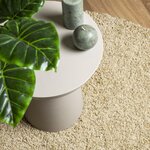 vidaXL Tapis shaggy PAMPLONA poils longs moderne doré Ø 120 cm