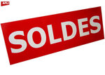 Affiche Soldes 69X24 Cm