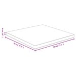vidaXL Dessus de table 70x70x4 cm bambou