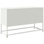 vidaXL Buffet haut jaune moutarde 100 5x39x107 cm acier