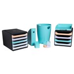 Porte-revues Mag-cube Aquarel - Vert Pastel - X 6 - Exacompta
