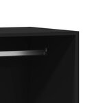 vidaXL Garde-robe noir 48x41x102 cm bois d'ingénierie