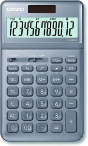 Calculatrice CASIO JW-200SC-GY gris métallisé