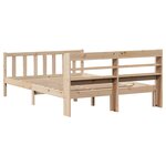 vidaXL Cadre de lit sans matelas 140x190 cm bois de pin massif