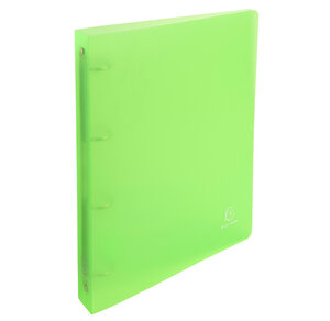Classeur 4 anneaux 30 mm polypropylène Chromaline - A4 maxi vert x 10 EXACOMPTA