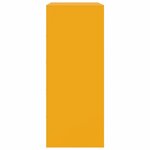 vidaXL Buffet jaune moutarde 67x39x95 cm acier