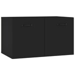 vidaXL Armoire murale Noir 60x36 5x35 cm Bois d'ingénierie