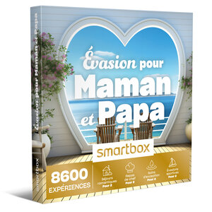 SMARTBOX - Coffret Cadeau Évasion pour maman et papa -  Multi-thèmes