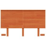 vidaXL Tête de lit cire marron 120 cm bois massif de pin