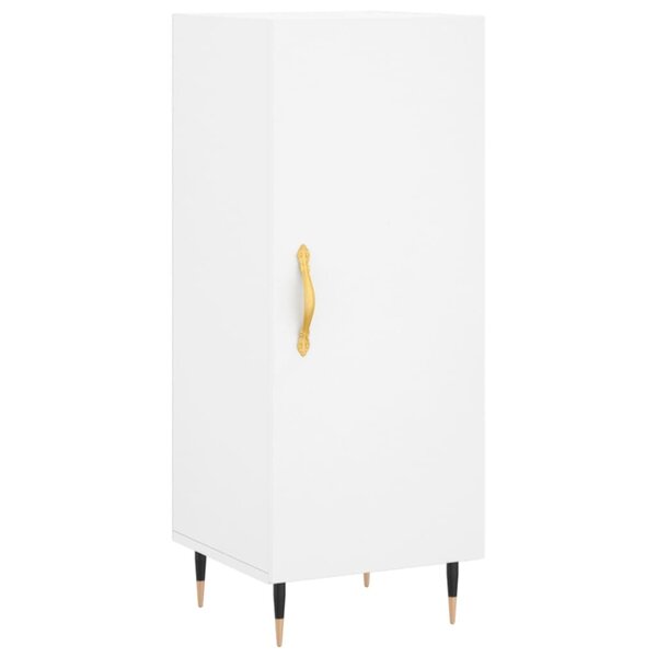 vidaXL Buffet blanc 34 5x34x90 cm bois d'ingénierie