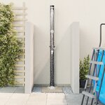 vidaXL Douche solaire d'extérieur avec pommeau de douche à main 217 cm 20 L