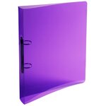 Classeur 2 Anneaux 30 Mm Polypropylène Crystal - A4 Maxi - Couleurs Assorties - X 20 - Exacompta