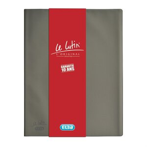 Protège-documents 'Le Lutin Original' PVC 40 Pochettes 80 Vues Gris ELBA