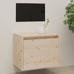vidaXL Armoire murale 45x30x35 cm Bois de pin massif