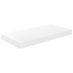 vidaXL Étagère murale flottante Blanc brillant 50x23x3 8 cm MDF