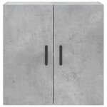 vidaXL Armoire murale gris béton 60x31x60 cm bois d'ingénierie