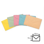 Lot de 1000 Enveloppes ELECTIONS 90x140 mm - rose 80 g