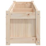 vidaXL Jardinières 2 Pièces bois de pin massif