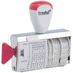 Tampon Dateur -Multiformule 1117 Francais 12 Textes TRODAT