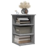 vidaXL Armoire latérale Sonoma gris 35x35x55 cm Bois d'ingénierie