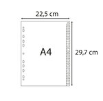 Intercalaires Imprimés Alphabétiques Pp Recyclé - Az 26 Positions - A4 - Gris - X 20 - Exacompta