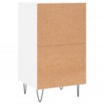 vidaXL Buffet blanc 40x35x70 cm bois d’ingénierie