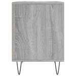 vidaXL Table de chevet sonoma gris 40x35x50 cm bois d’ingénierie