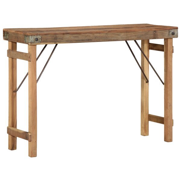Table Console vidaXL 110x35x76 cm en Bois Massif Récupéré