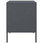 vidaXL Tables de chevet 2 Pièces anthracite 36x39x50 5 cm