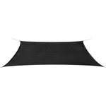 vidaXL Parasol en PEHD rectangulaire 4 x 6 m Anthracite